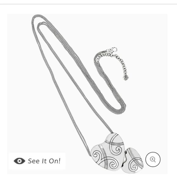 Brighton Jewelry - Brighton Atlantis Long Heart Necklace NWT